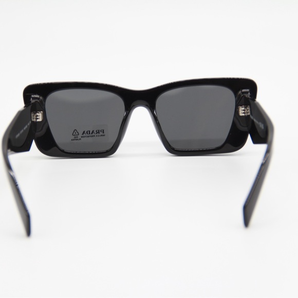 NEW PRADA CAT EYE SUNGLASSES PR08YS 1AB5S0 NEW EYEWEAR PRADA SPR 08Y BLACK - Picture 10 of 12